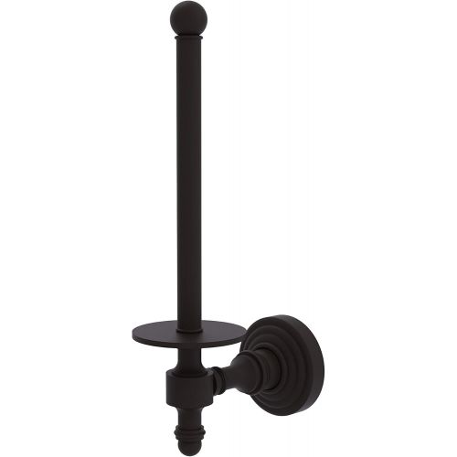  Allied Brass RW-24U-ORB Retro Wave Collection Upright Tissue Toilet Paper Holder, Oil Rubbed Bronze