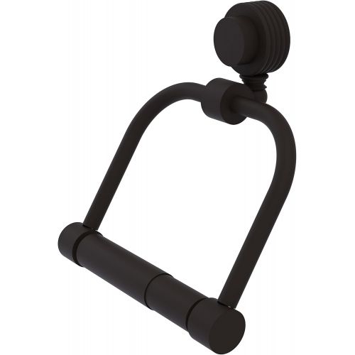  Allied Precision Industries Allied Brass 424G-ORB Venus Collection 2 Post Tissue Groovy Accents Toilet Paper Holder, Oil Rubbed Bronze