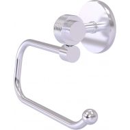 Allied Brass 7224EG-SCH Satellite Orbit Two Collection Euro Style Tissue Groovy Accents Toilet Paper Holder, Satin Chrome