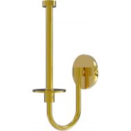 Allied Brass Skyline Collection Upright Tissue Toilet Paper Holder, Polished Brass