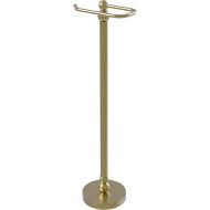 Allied Precision Industries Allied Brass BL-29-SBR Bolero Collection Free Tissue Stand Toilet Paper Holder, Satin Brass