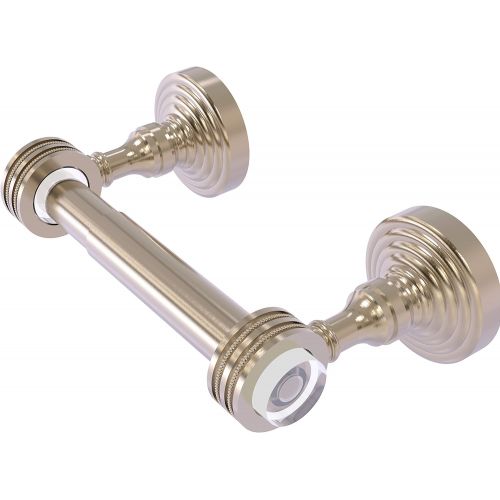  Allied Precision Industries Allied Brass PG-24D Pacific Grove Collection Two Post Dotted Accents Toilet Paper Holder, Antique Pewter