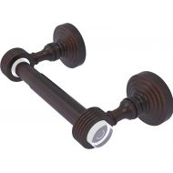 Allied Precision Industries Allied Brass PG-24G Pacific Grove Collection Two Post Groovy Accents Toilet Paper Holder, Venetian Bronze