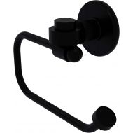 Allied Brass 2024E-BKM Continental Collection Europen Style Tissue Toilet Paper Holder, Matte Black