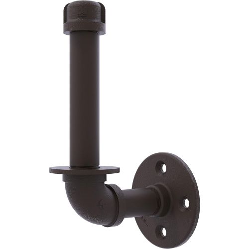  Allied Precision Industries Allied Brass P-110-UPTP-ORB Pipeline Collection Upright Toilet Paper Holder in Oil Rubbed Bronze
