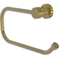 Allied Precision Industries Allied Brass FT-24E Foxtrot Collection European Style Tissue Toilet Paper Holder, Unlacquered Brass