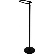 Allied Precision Industries Allied Brass RWM-5-BKM Retro Wave Collection Free Holder Toilet Tissue Stand, Matte Black