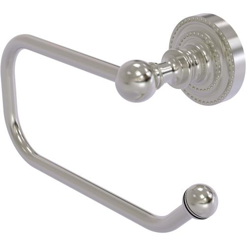  Allied Brass DT-24E-SN Dottingham Collection European Style Tissue Toilet Paper Holder, Satin Nickel