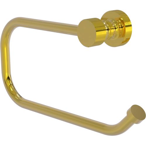  Allied Brass FT-24E-PB Foxtrot Collection European Style Tissue Toilet Paper Holder, Polished Brass