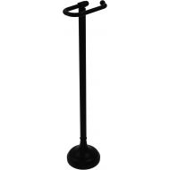 Allied Precision Industries Allied Brass TS-28-BKM Free European Style Holder Toilet Tissue Stand, Matte Black