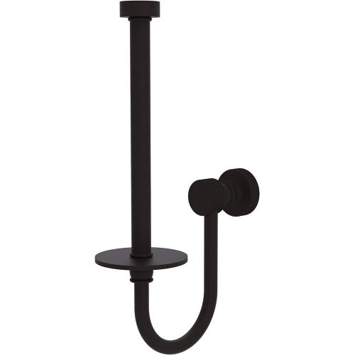  Allied Precision Industries Allied Brass FT-24U-ORB Foxtrot Collection Upright Tissue Toilet Paper Holder, Oil Rubbed Bronze