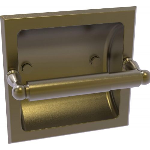  Allied Precision Industries Allied Brass R-24C Regal Collection Recessed Tissue Toilet Paper Holder, Antique Brass