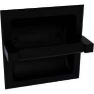 Allied Precision Industries Allied Brass MT-24C Montero Collection Recessed Toilet Paper Holder, Matte Black