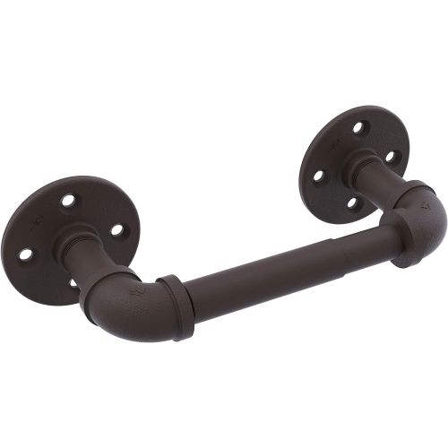  Allied Precision Industries Allied Brass P-120-TP Pipeline Collection 2 Post Toilet Paper Holder, Oil Rubbed Bronze