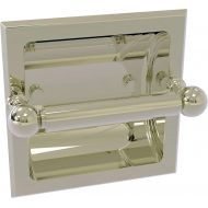 Allied Precision Industries Allied Brass DT-24C Dottingham Collection Recessed Toilet Paper Holder, Polished Nickel