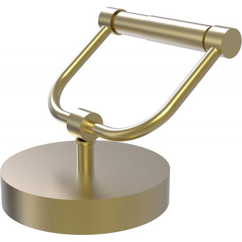  Allied Brass 1066-SBR Vanity Top Tissue Toilet Paper Holder, Satin Brass