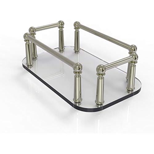  Allied Brass GT-5-PNI Vanity Top Glass Guest Towel Tray