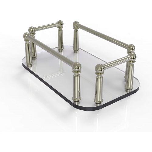  Allied Brass GT-5-PNI Vanity Top Glass Guest Towel Tray