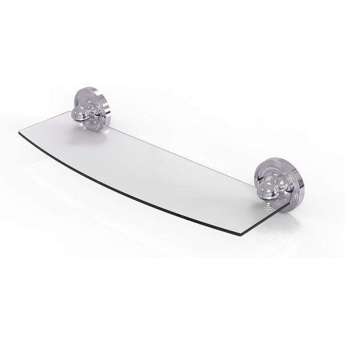  Allied Brass PR-3318-PC 18 Glass Shelf Polished Chrome