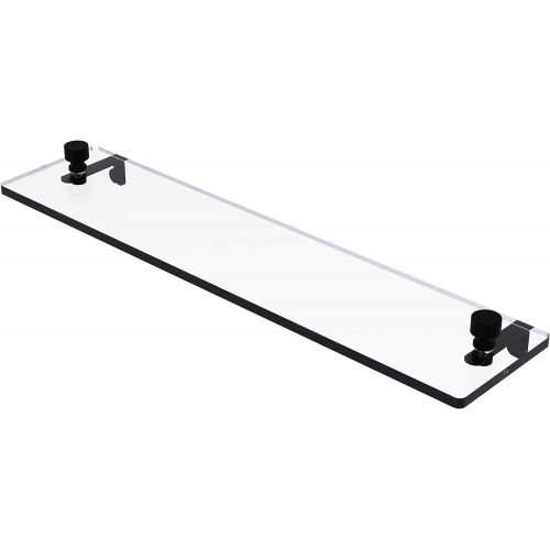  Allied Precision Industries Allied Brass FT-122-BKM Single Shelf, 22-Inch, Matte Black