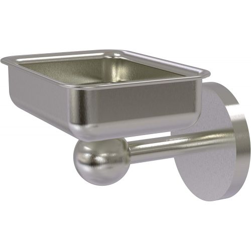  Allied Brass 1032-SN Soap Dish with Liner, Satin Nickel