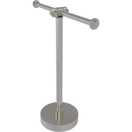  Allied Precision Industries Allied Brass SB-82-SN Southbeach Collection Table 2-Arm Guest Towel Holder, Satin Nickel