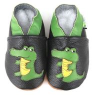 Alligator Soft Sole Leather Baby Shoes by Augusta Baby