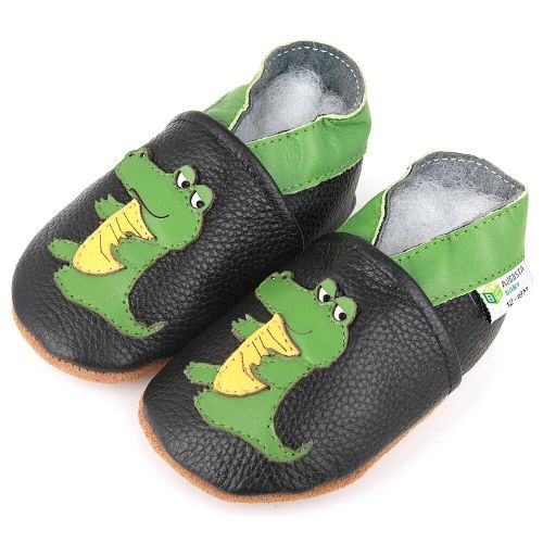  Alligator Soft Sole Leather Baby Shoes by Augusta Baby