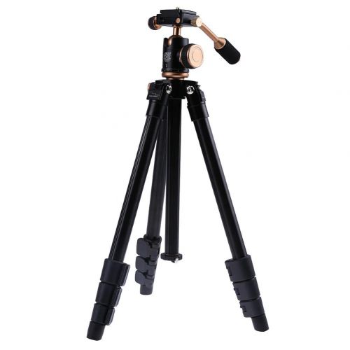  Alloet Q160 Aluminum Alloy 4 Scetion Tripod Support Stand Monopod for DSLR Camera