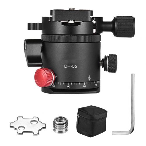  Alloet Tripod DH-55 Indexing Rotator Panoramic Ball Head with Quick Release Plate