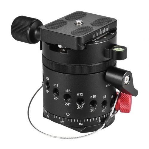  Alloet Tripod DH-55 Indexing Rotator Panoramic Ball Head with Quick Release Plate