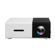 Mini Projector, Fashion Portable LCD LED Projector Home Theater Cinema Support 1080P by Alloet