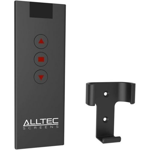  Alltec Screens Alltec 120 Diag. (59x105) Premium Quiet Motor Tensioned Electric Screen, HDTV Format, 4KUHD Fabric - Black Case
