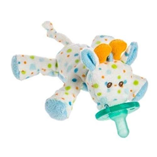  Allthingstoystore Plush Polka Dot Stretch Giraffe WubbaNub Baby Pacifier