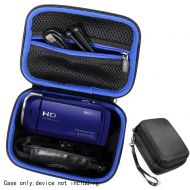 Alltravel Semi-Hard Camcorder Case for Sony HD Video Recording HDRCX405, HDRCX440 Handycam; Canon VIXIA HF R800, Panasonic HC-V180K and Kimire HD Recorder, Professional Hard Case with SD, Me