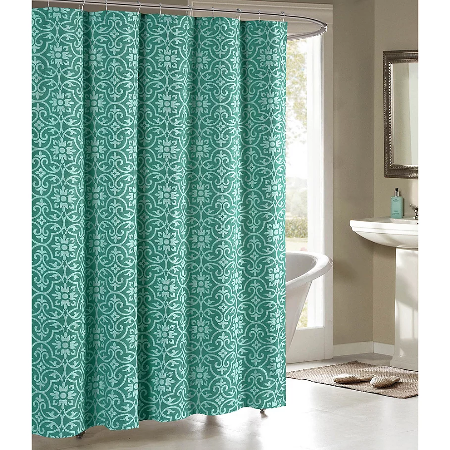  Allure Cotton-Blend 72-Inch Shower Curtain