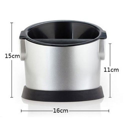  Almencla 0.7 Litre Coffee Grindenstein Knockbox Tamper for Coffee Ground Removable and Easy to Clean