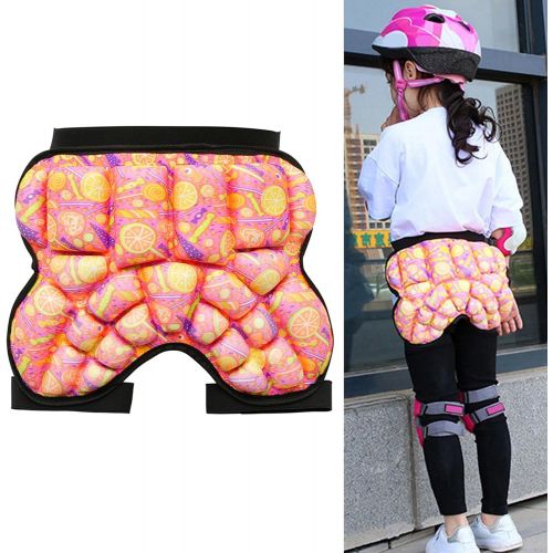  Almencla Breathable 3D Padded Hip Protection Shorts,Thick Butt Guard Pad, Protective Gear EVA Soft for Snowboard Roller Skating Skiing Skate Kids