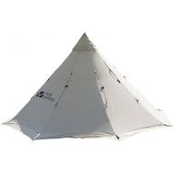 Almencla Pyramid Tent Camping Trekking Teepee Tent Waterproof Backpacking Travel Beach Outdoors