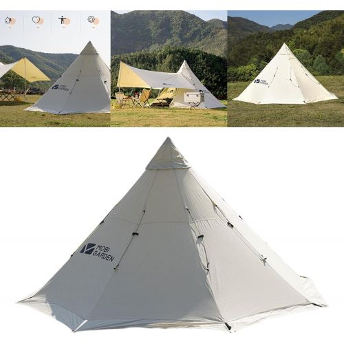  Almencla Pyramid Tent Camping Trekking Teepee Tent Waterproof Backpacking Travel Beach Outdoors