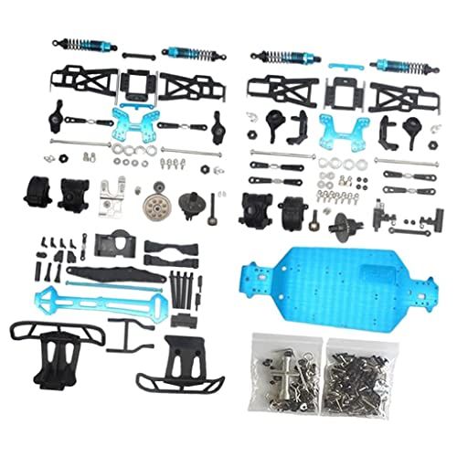  Almencla 1:10 Scale RC Chassis Frame 275mm for HSP 94170 Model Brushless Bigfoot Monster Trucks Vehicle Replacement Parts - Metal Kit