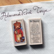 AlmondRodToys St Henry Patron Saint Block /// Catholic Toys by AlmondRod Toys