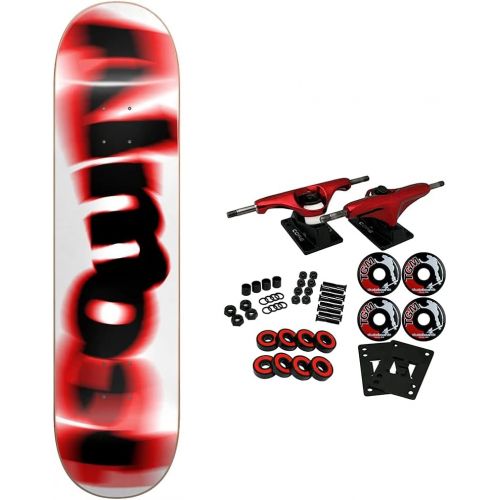  Almost Skateboards Almost Skateboard Complete Spin Blur Logo Red 7.75 x 31.2