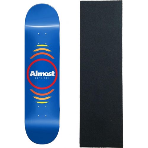  Almost Skateboards Deck Reflex Blue 8.0 x 31.6 inch with Grip