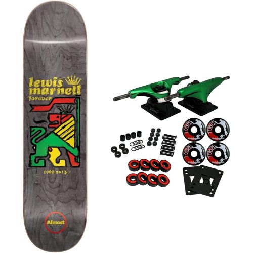  Almost Skateboards Almost Skateboard Complete Lewis Marnell Rasta Lion 8.0 x 31.6