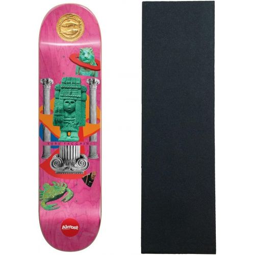  Almost Skateboards Almost Skateboard Deck Yuri Faccini Relics Pink 8.0 x 31.7 with Grip
