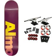 Almost Skateboards Almost Skateboard Complete Fall Off Logo Magenta 8.0 x 31.6