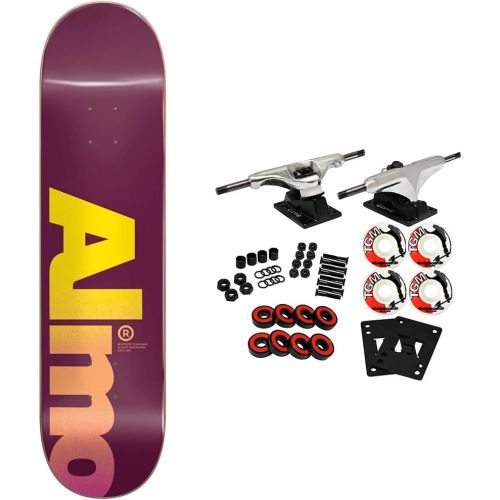  Almost Skateboards Almost Skateboard Complete Fall Off Logo Magenta 8.0 x 31.6