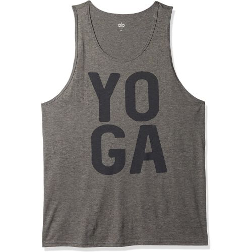  Alo Yoga Mens Practice Tank Graphic Yoga Square