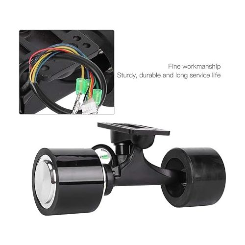  Alomejor 350W High Power Single Drive Scooter Hub Motor Kit DC Brushless Wheel Motor Remote Control for The Electric Skateboard